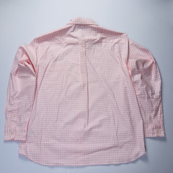 VINEYARD VINES Men's Flamingo Gingham OTG BRRR Cotton Blend Shirt Button Down XL - Picture 3 of 9
